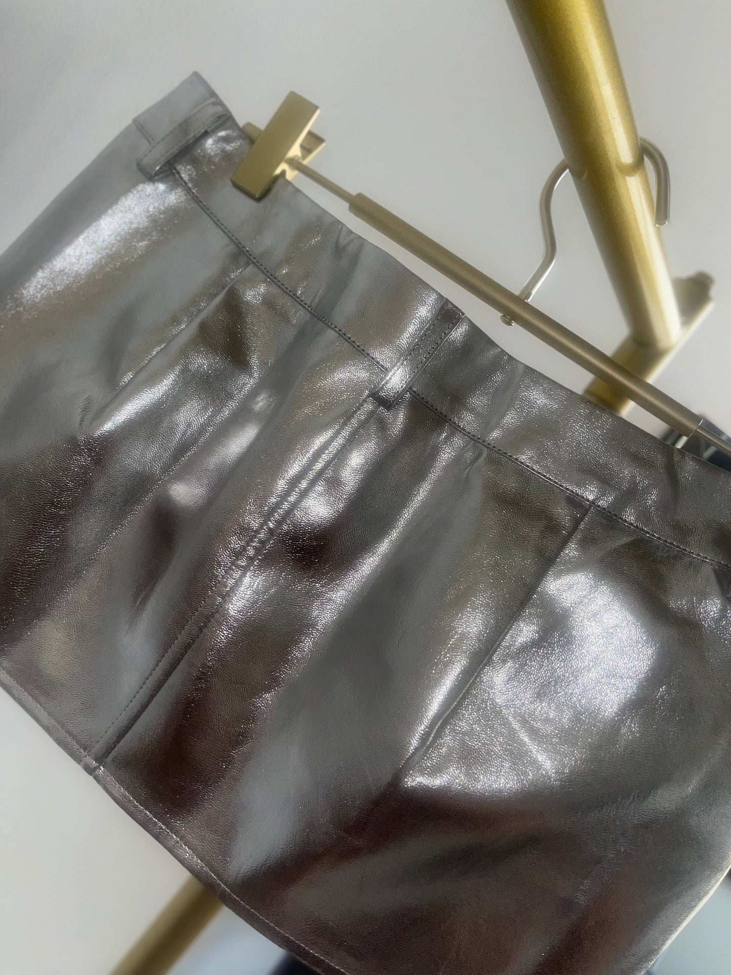 Chrome Mini Skirt